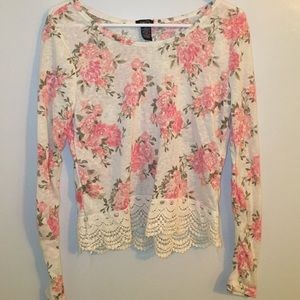 Cropped Long Sleeve Shirt